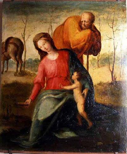 Domenico di Pace Beccafumi The Flight into Egypt Germany oil painting art